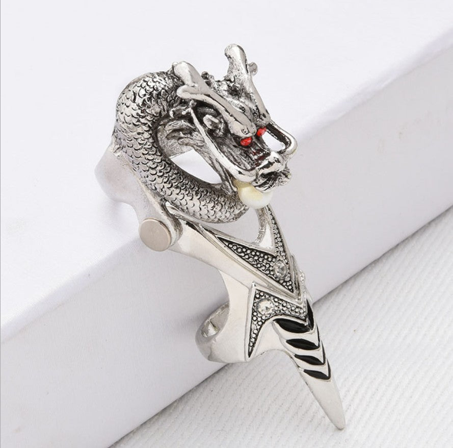 Punk Style Personality Rock Skull Dragon Rings