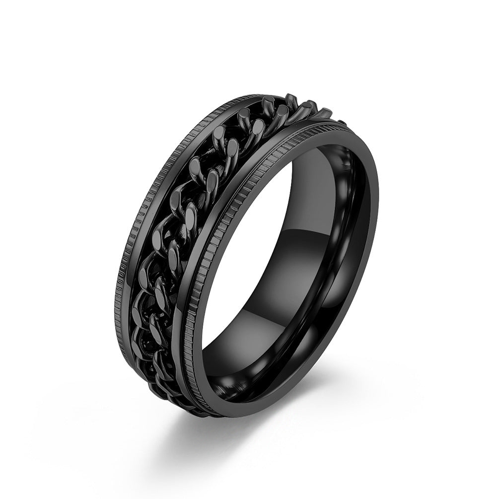 Chain Rotation Decompression Titanium Steel Transfer Roller Stainless Ring