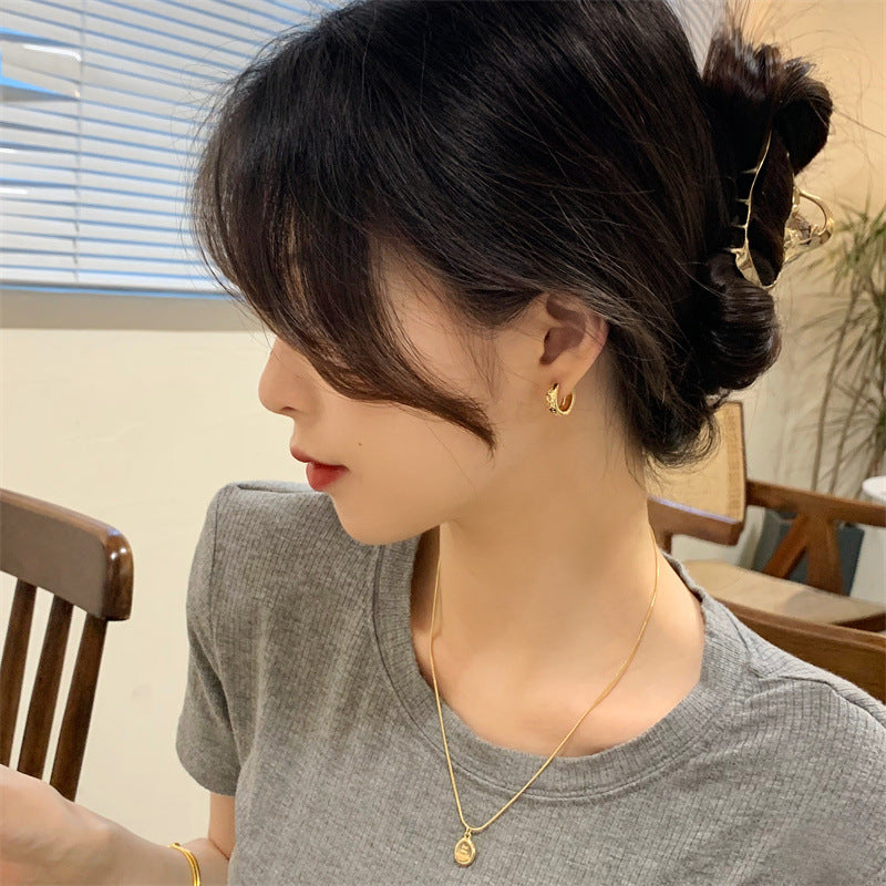 Female Summer Ear Tide Niche Design Advanced Earrings