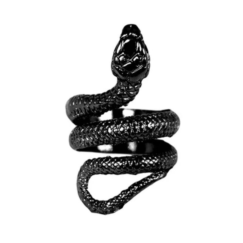 Spirit Snake Ornament Retro Punk Exaggerated Personalized Rings