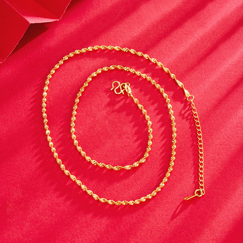 Women's Ornament No Color Fading High-grade Niche Clavicle Chain Necklaces