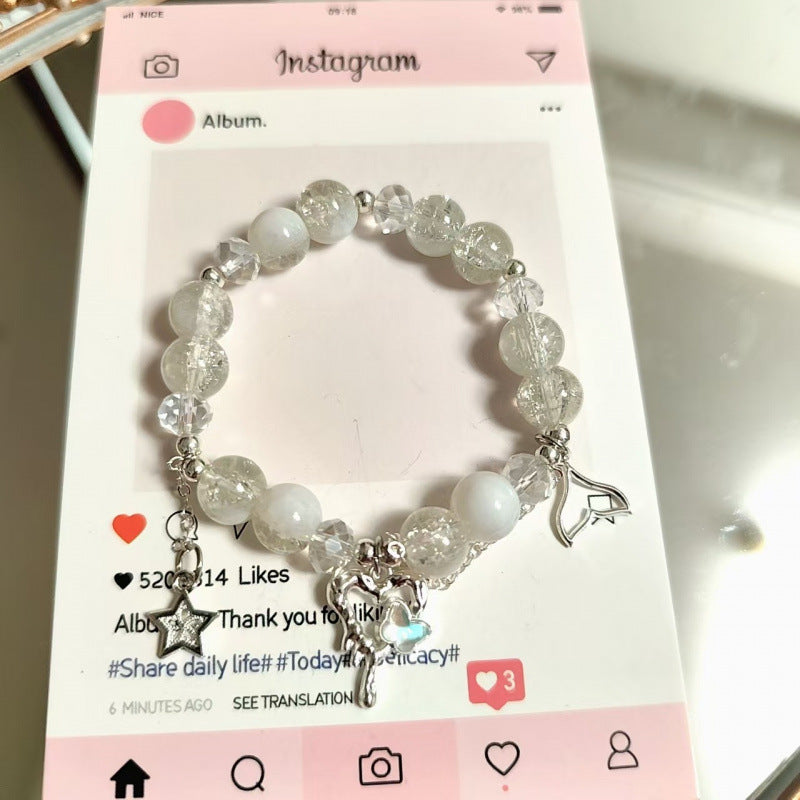 Moon Glazed Female Design Simple High Sense Versatile Bracelet