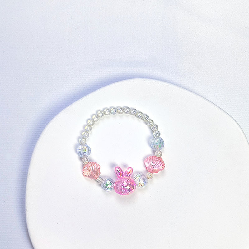 Children's Crystal Acrylic Cute Accessories Rabbit Resin Bracelets