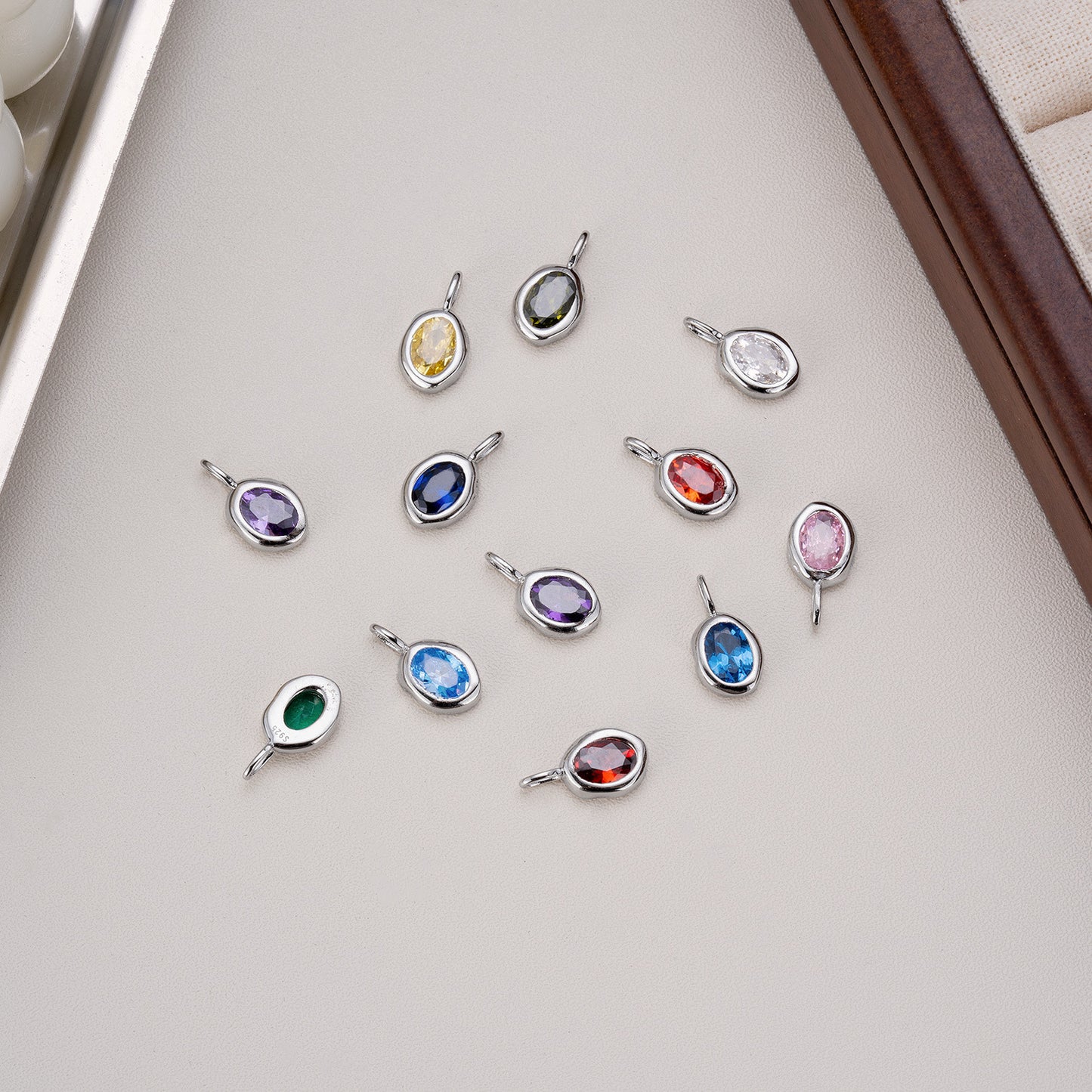 Sterling Sier Birthstone Lucky High Sense Necklaces