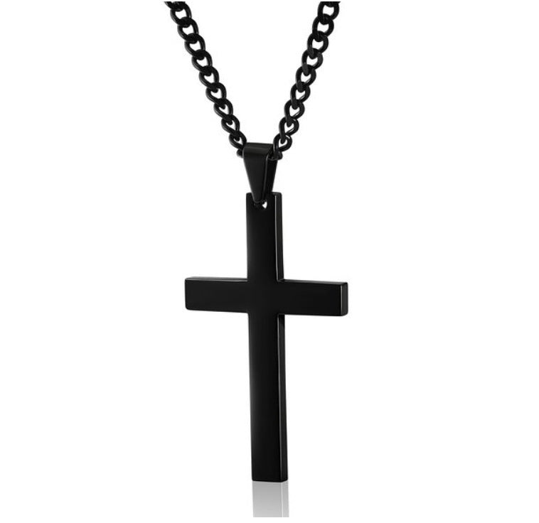 Women's & Men's Metal Simplicity Cross Chain Necklaces