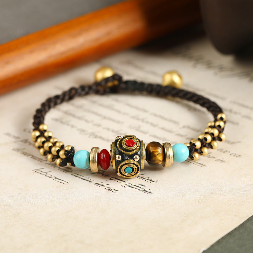 Women's & Men's Ethnic Style Tibetan Nepal Beads Personality Bracelets