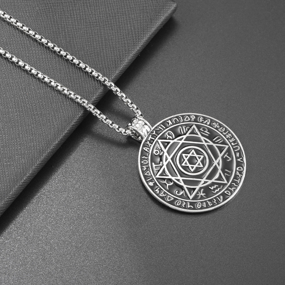 Women's & Men's Style Titanium Steel Versatile Retro Personalized Necklaces