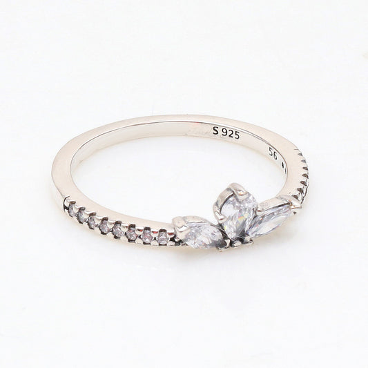 Diamond Shining Petal Specimen Affordable Luxury Rings