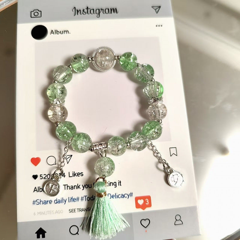 Moon Glazed Female Design Simple High Sense Versatile Bracelet