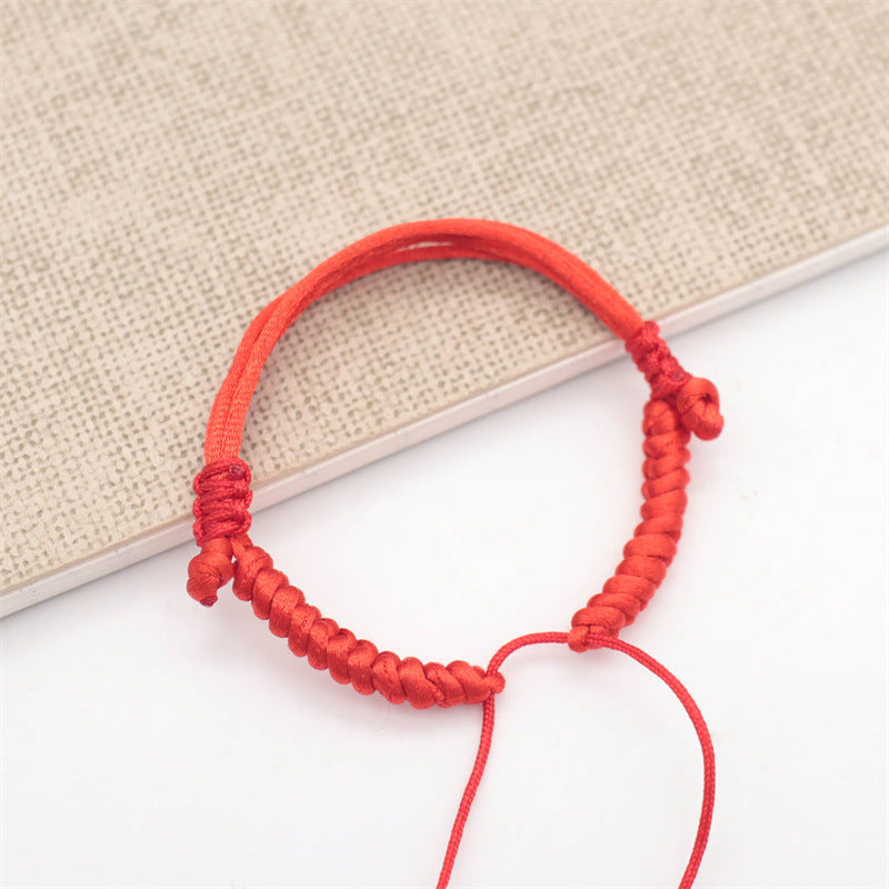 Children's Colorful Carrying Strap Hand-woven Red Rope Bracelets