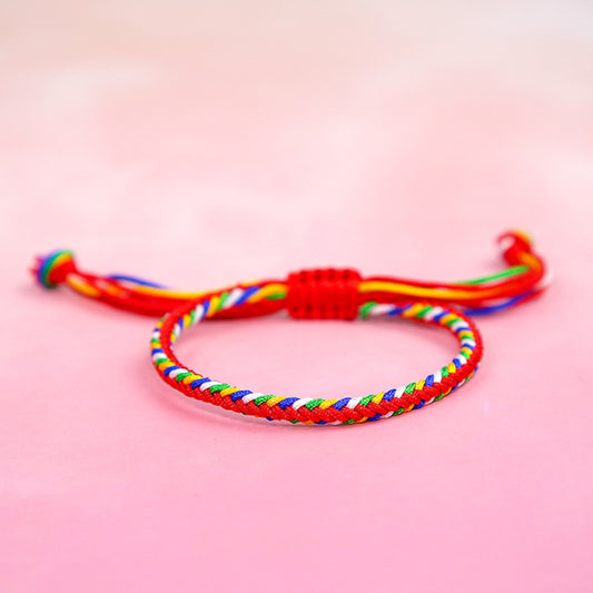 Boat Festival Colorful Rope Handmade Weaving Ethnic Bracelets