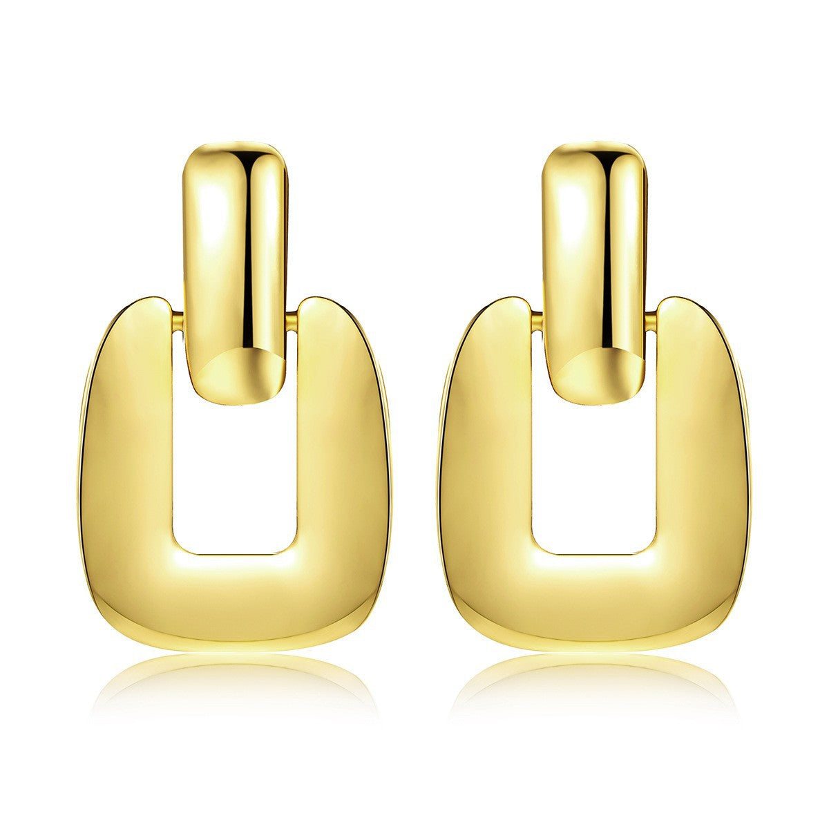 Women's Oversized Water Drop Gold-plated Teardrop Fashion Rings