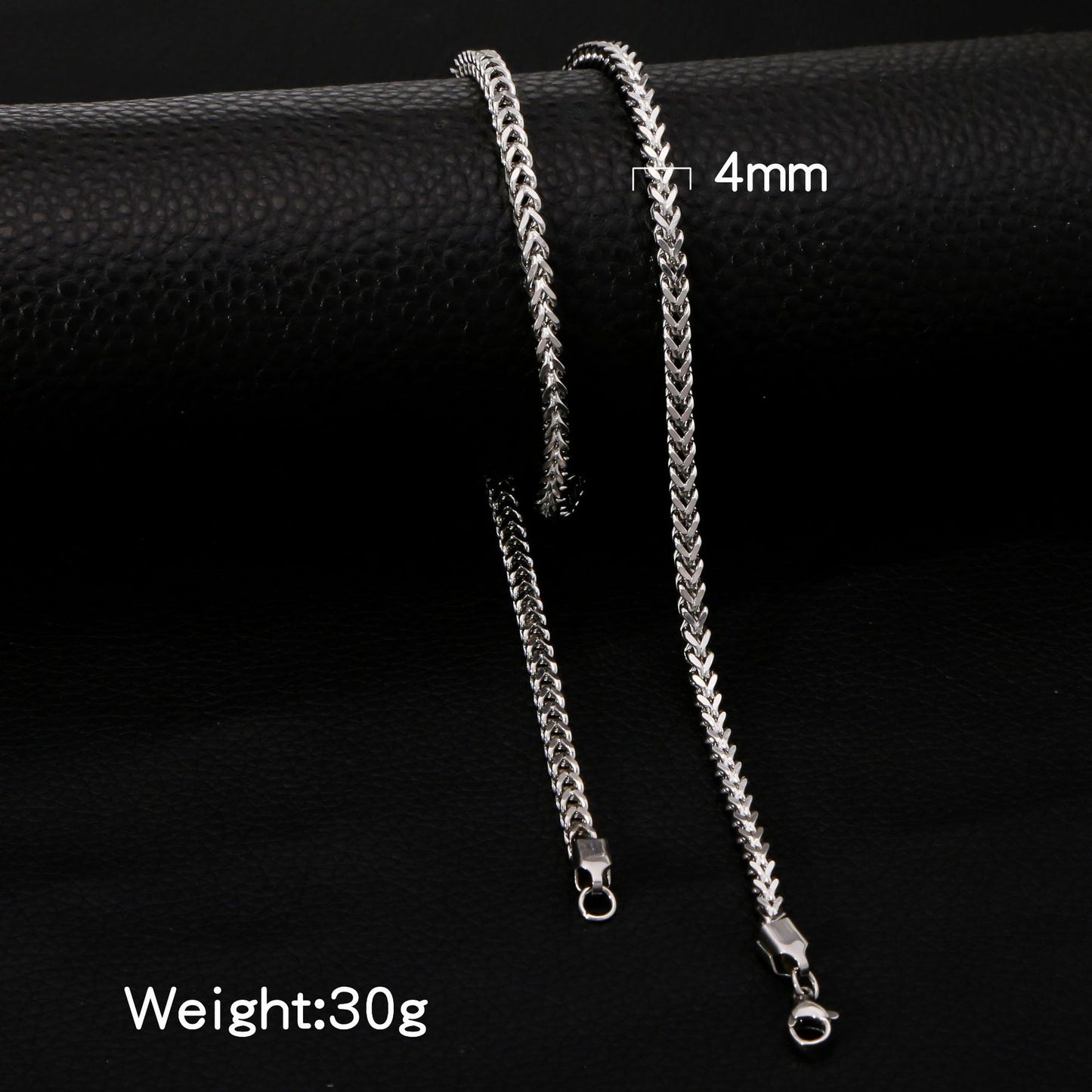 Positive Negative Square Chain Unisex Exaggerated Hip Hop Punk Design Necklace
