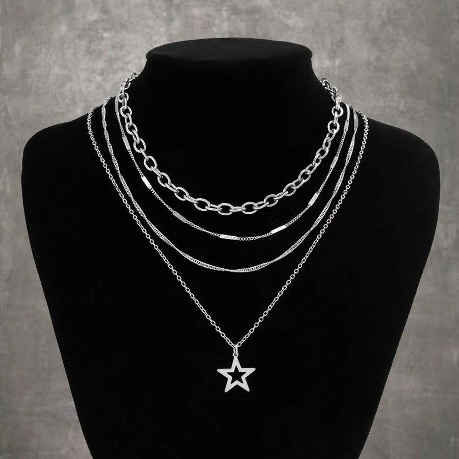 Simple Suit Sweet Cool Slim Chain Necklaces