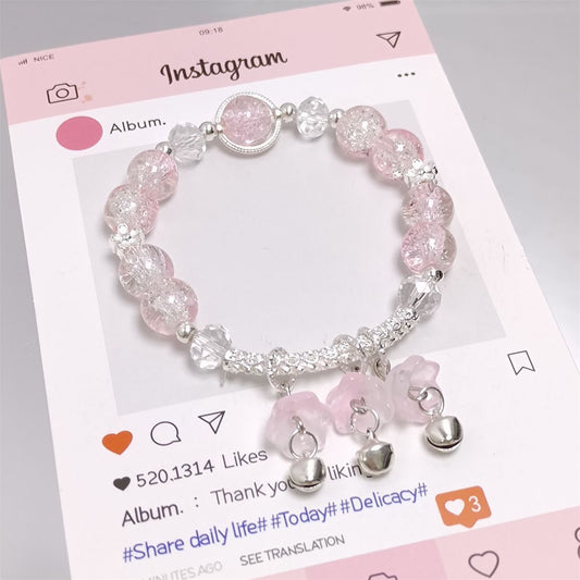 Style Lily Crystal Female Niche Super Bracelet