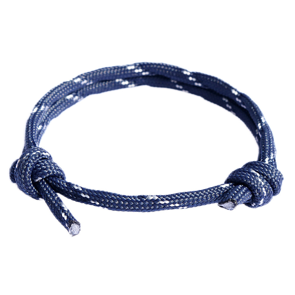 Men's Nautical Nylon Adjustable Handmade Braided Rope Bracelets