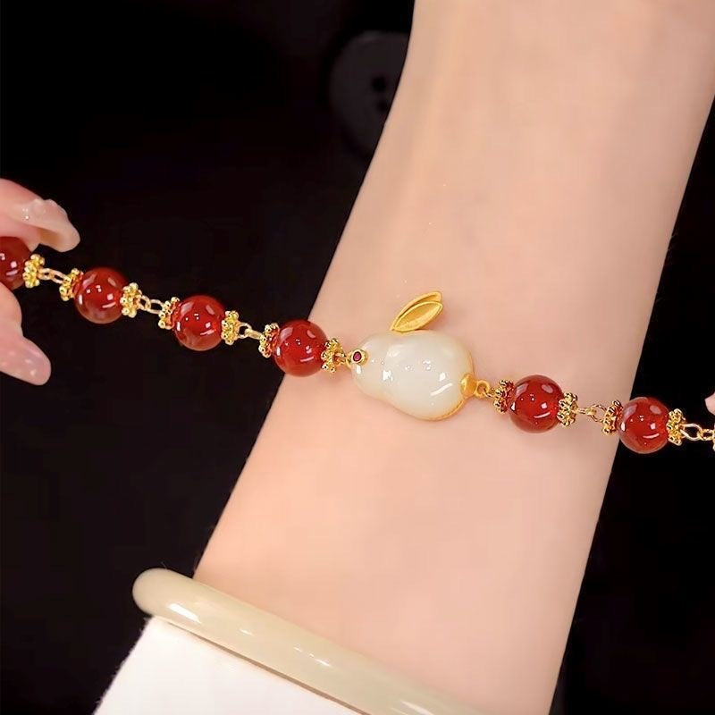 Beads Jade Hare Female Fashion Valentine's Bracelets