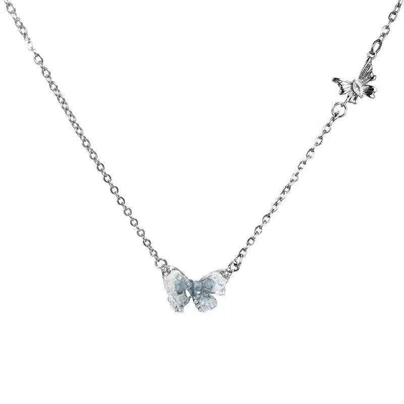 Women's Pearl Butterfly Tassel For Summer Exquisite Necklaces