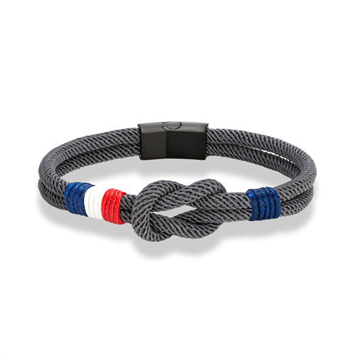 Women's & Men's French Flag Fashion Milan Rope Carrying Bracelets