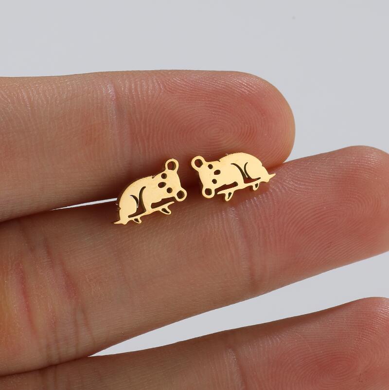 Stainless Steel Zodiac Animal Fashion Pig Rings