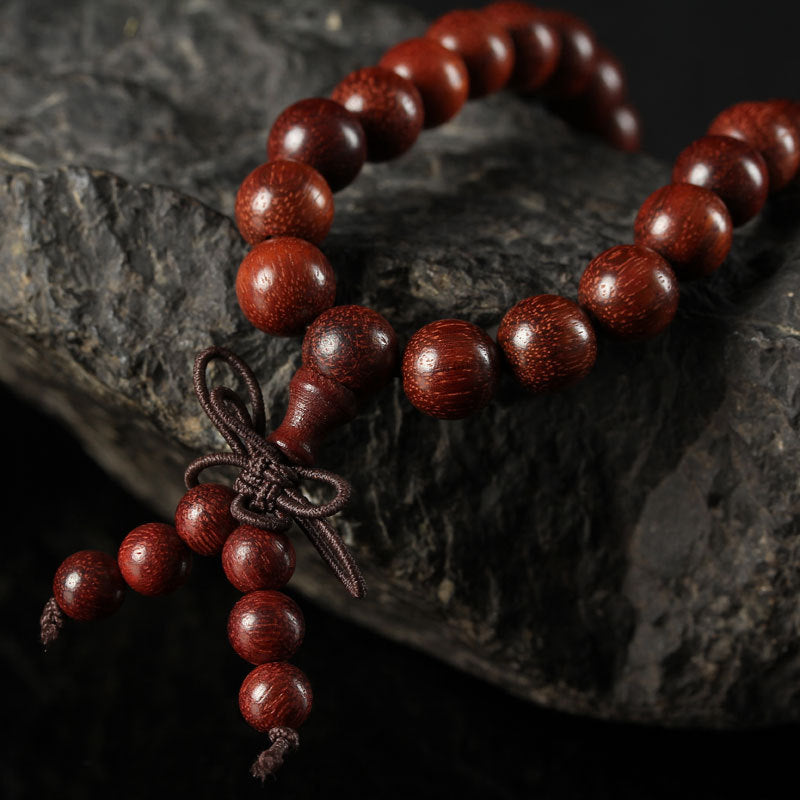 Rosary Red Sandalwood Old Materials High Density Bracelets