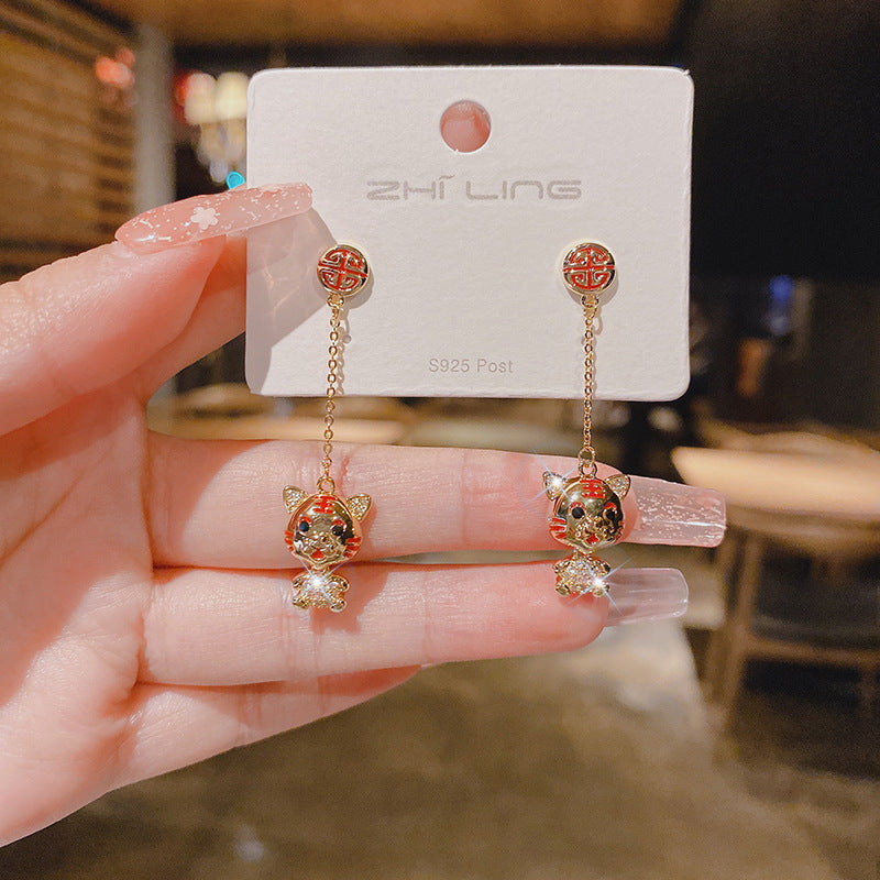 Chinese Style Design Animal Collection Female Fashion Cool Earrings