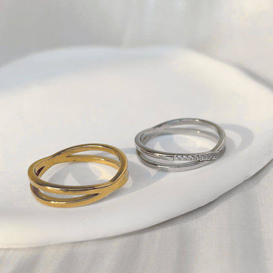 Rose Gold Titanium Steel Does Not Rings
