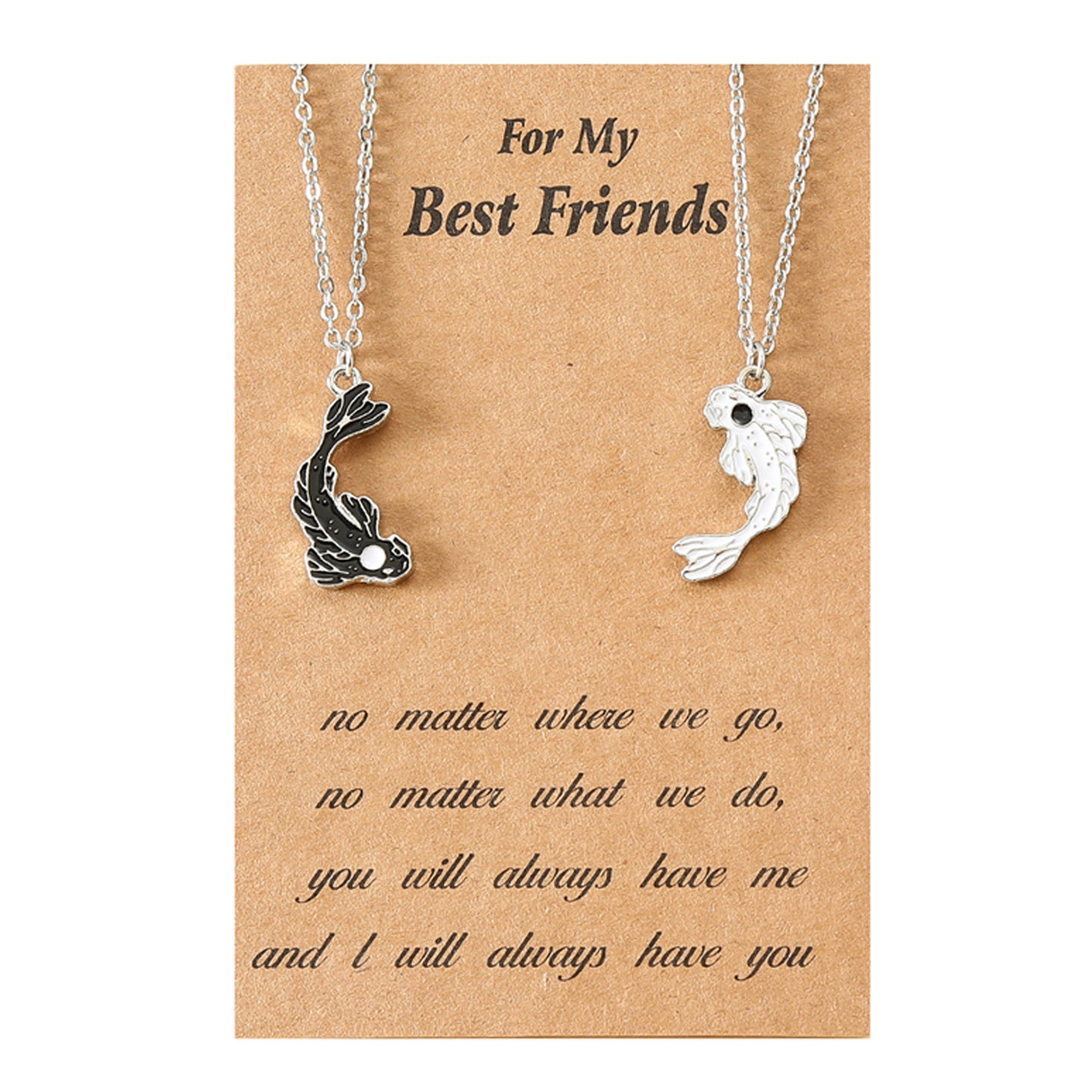 Oil Fish Good Friend Card Braiding Bracelets