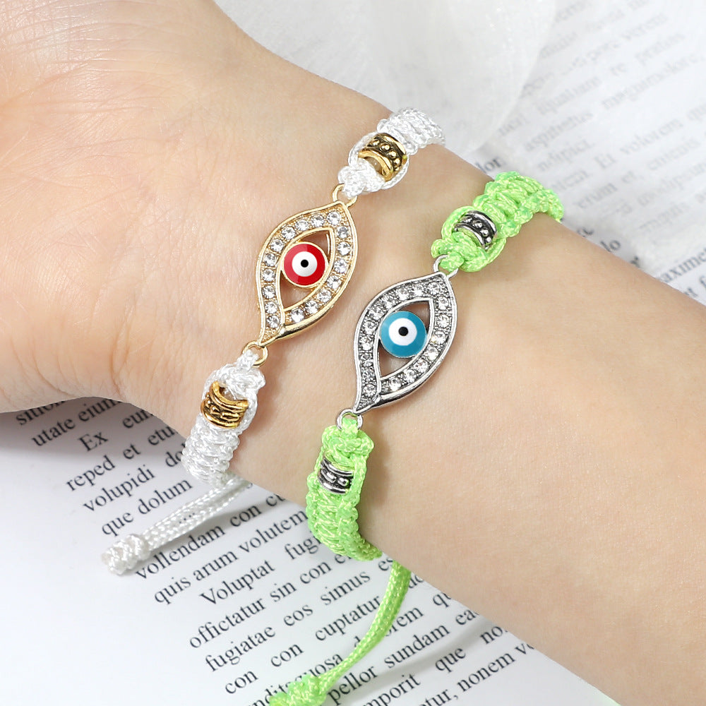 Devil's Eye Starry Eyes Woven Couple Bracelet