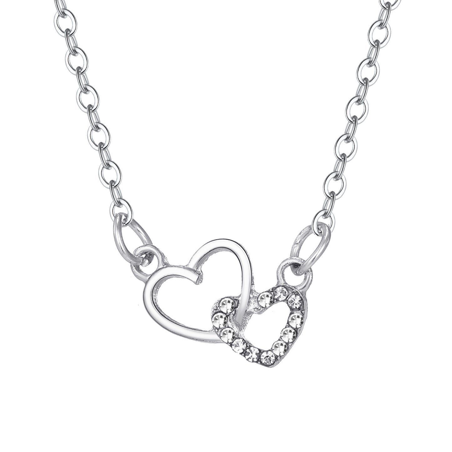 Heart Cross Female Light Luxury Minority Necklaces