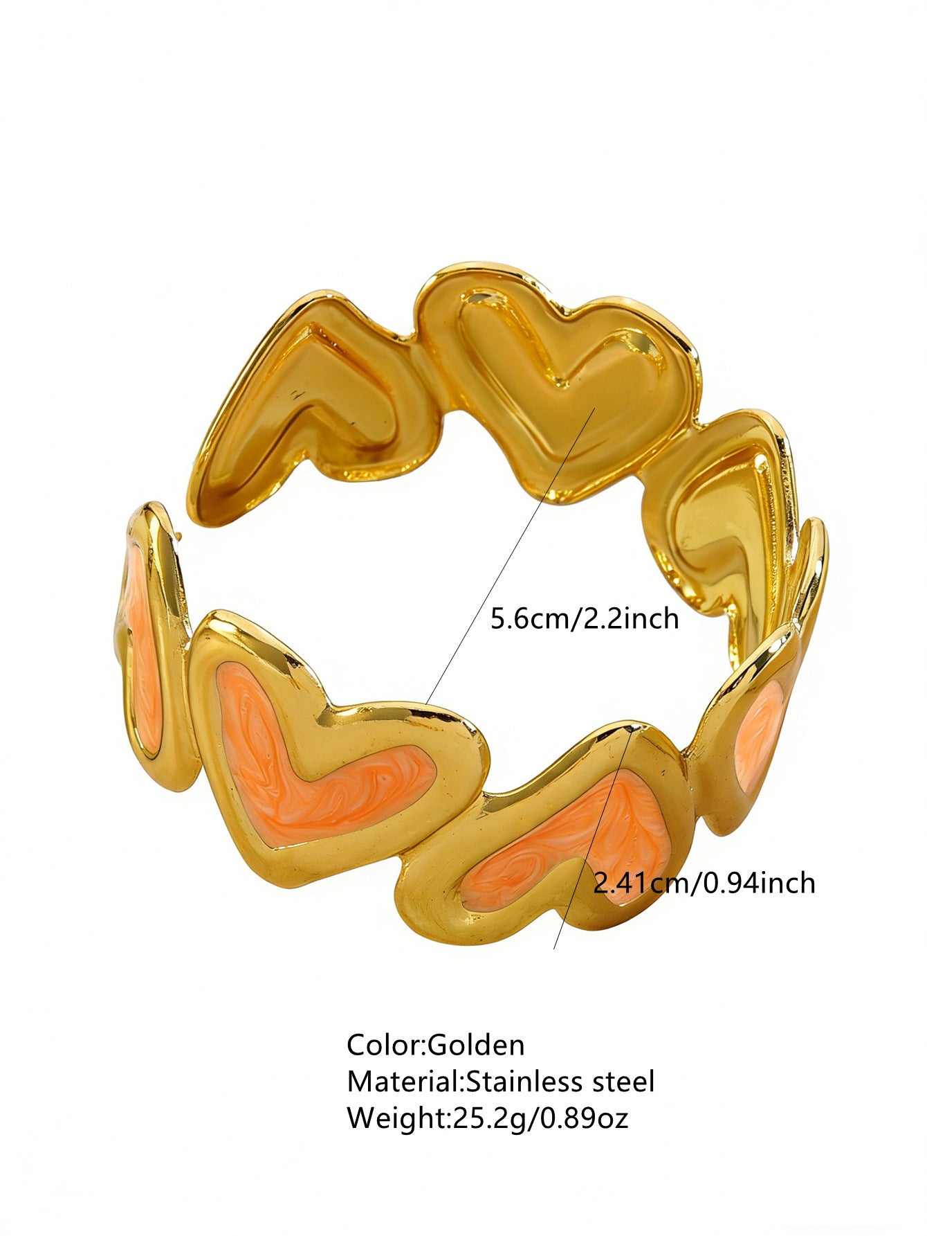 Steel Oil Dripping Cherry Special Interest Light Luxury Flowers Openings Bracelet