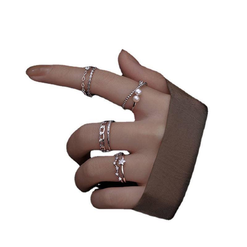 Simple Adjustable Tide Personalized Index Finger Rings