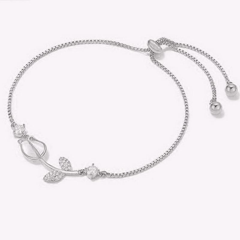 Rose Female Fashion Minority Design Flower Bracelets