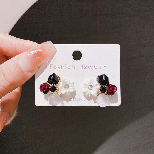 Elegant Flower High-grade Super Fairy Korean Earrings