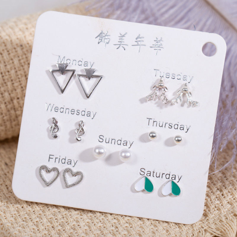 Suit Female Dignified Sense Of Design Earrings