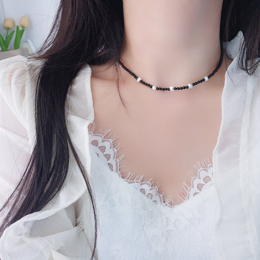 Women's Ornament Light Luxury High-grade Beaded Clavicle Necklaces