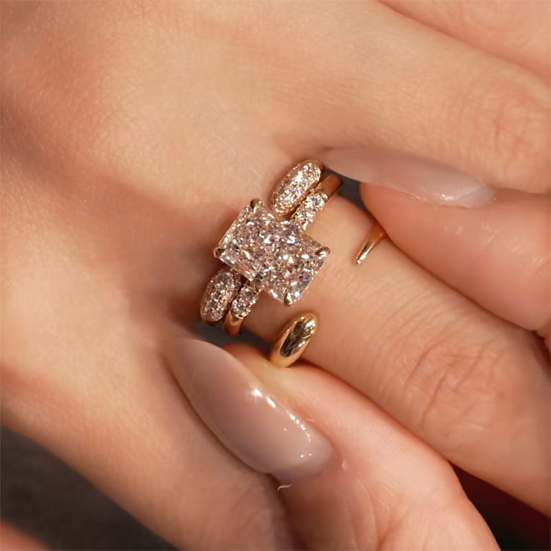 Unique Personality Design Combination High-grade Elegant Rings