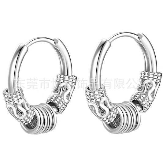 Women's & Men's Korean Trendy Personalized Dragon Pattern Ear Clip Earrings