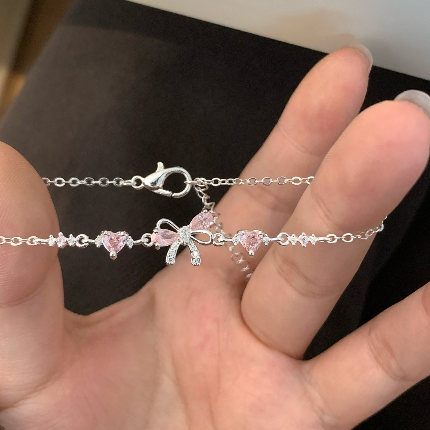 Bow Exquisite Commuter Niche Design Light Luxury Fashion Love Small Bracelet
