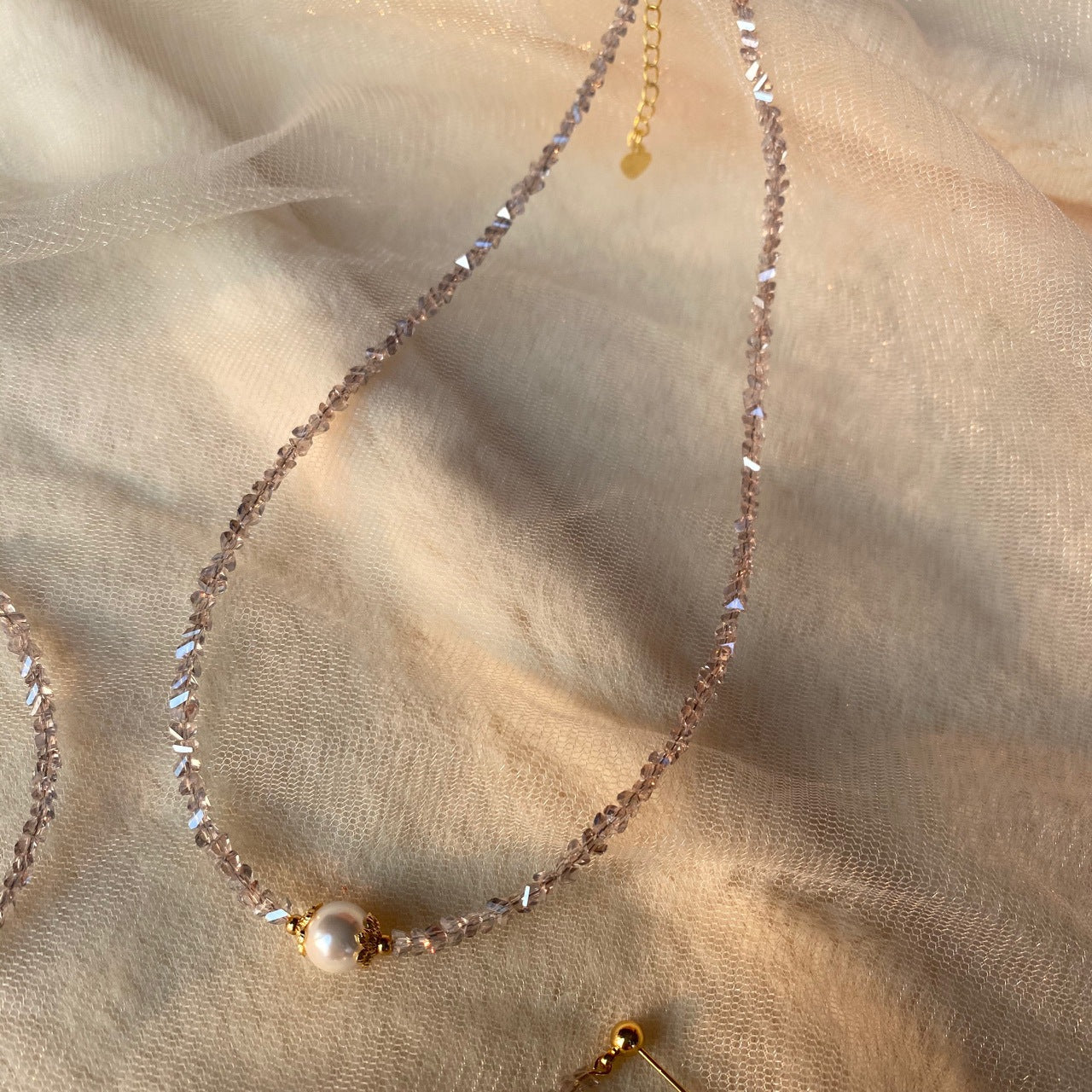 Gray Amethyst Shell Pearls Pearl Simple Bracelets