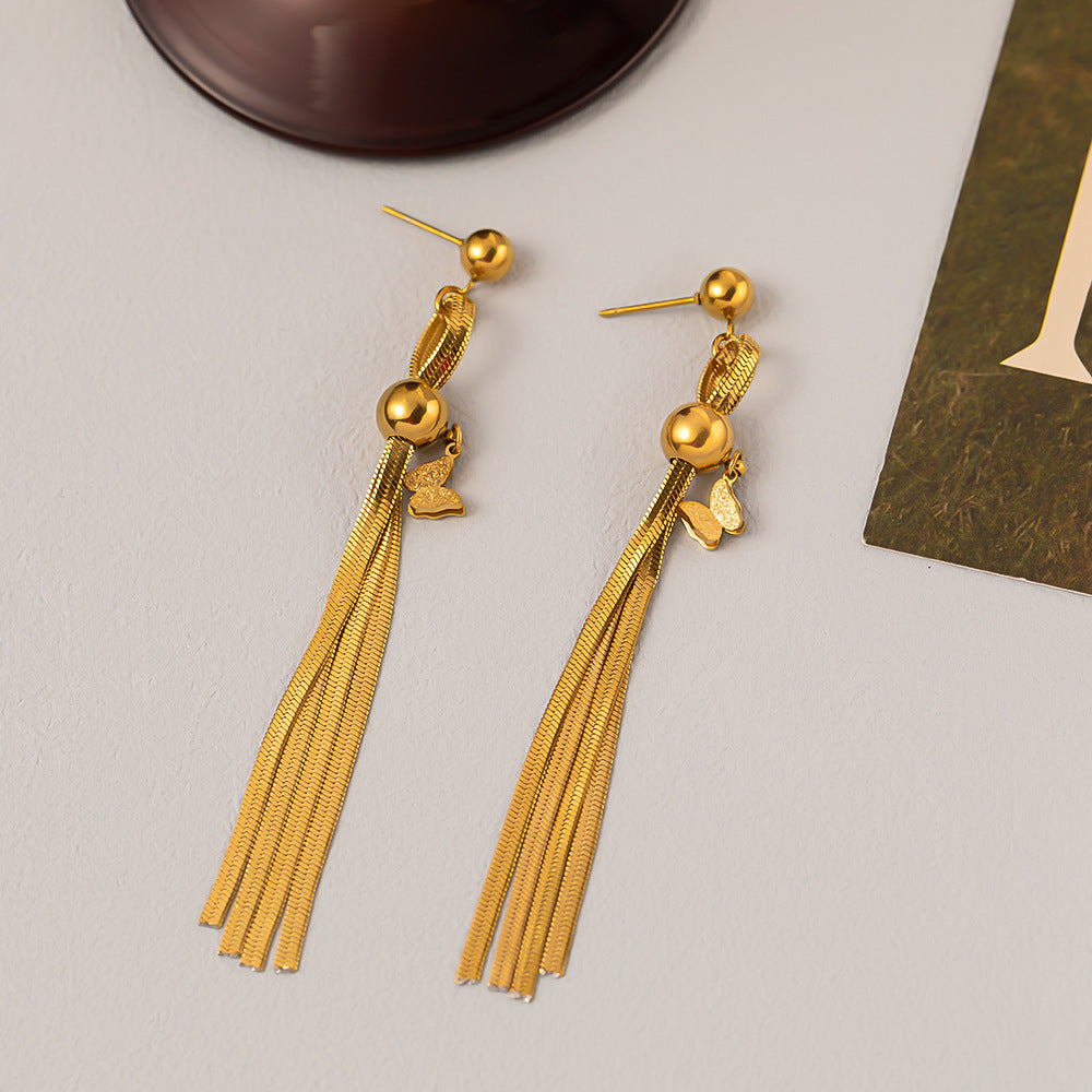 Luxury High Sense Tassel Jewelry Accessories Earrings