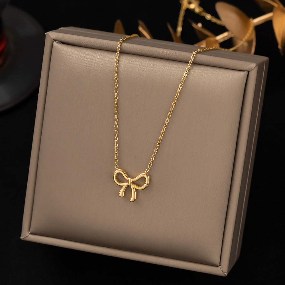 Women's Titanium Steel For Design Accessories Simple Necklaces
