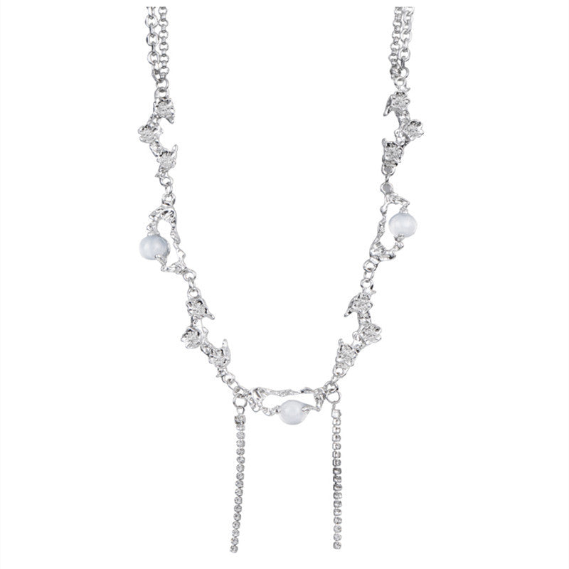 White Moonstone Zircon Female Summer Sweet Cool Hot Accessories Necklaces