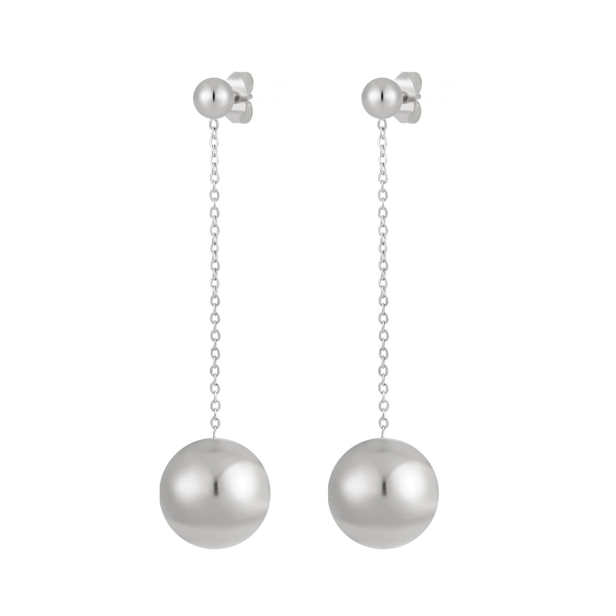 Minority Style Exaggerated Hollow Ball Temperament Earrings