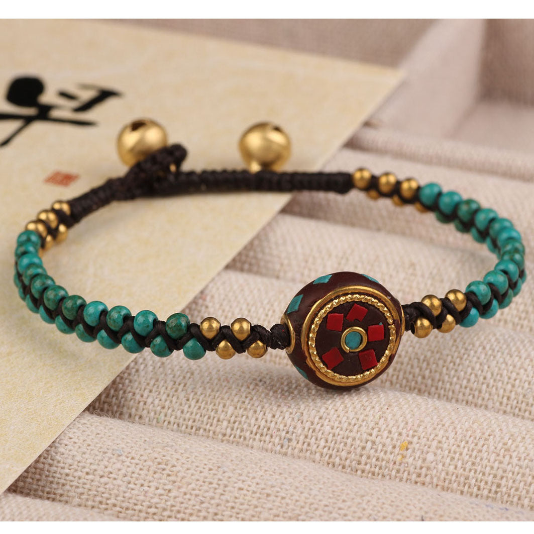 Women's & Men's Style Natural Stone Retro Simple Stylish Nepal Bracelets