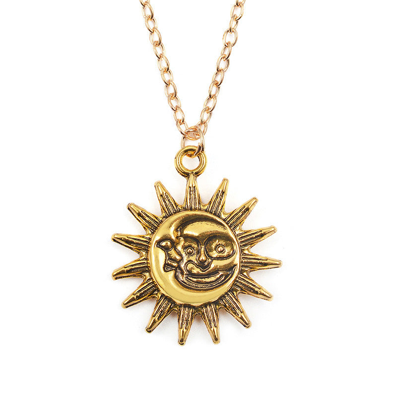 Sun Moon Female Style Personalized Design Pendants