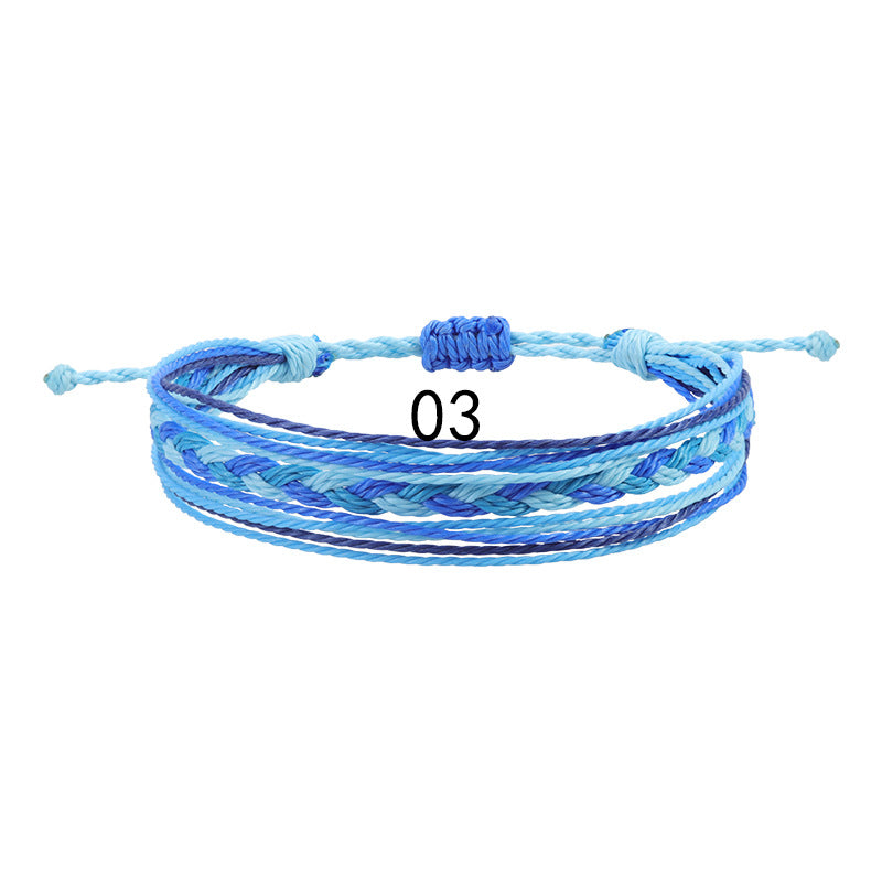 Woven Hand Strap Bohemian Style Twist Bracelets