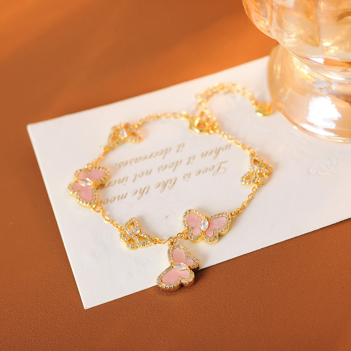 Luxury High-grade Butterfly Design Exquisite Cute Refreshing Bracelet