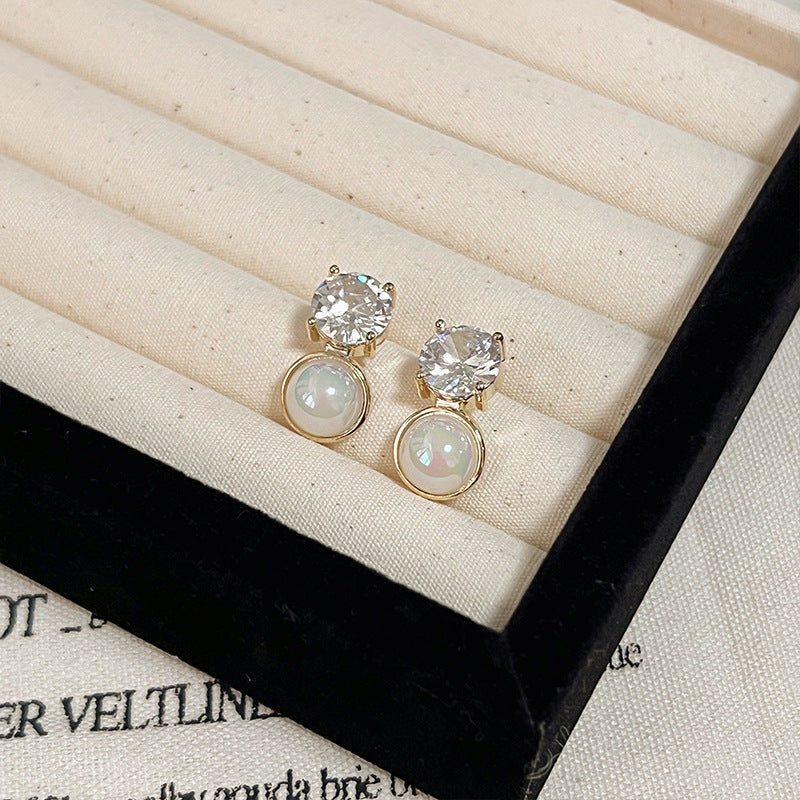 Women's Needle Frosty Style Temperament Long Small Earrings