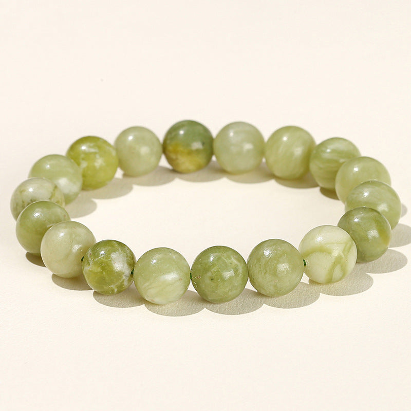 Women's & Men's Jewelry Natural Stone Gray Jade Retro Bracelets